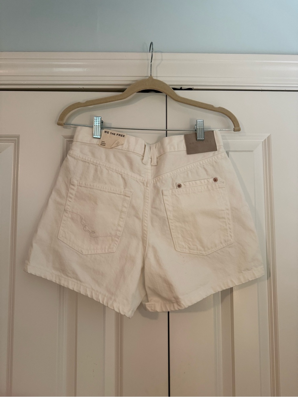 Free People High-Rise Denim Shorts - Picture 2 of 2